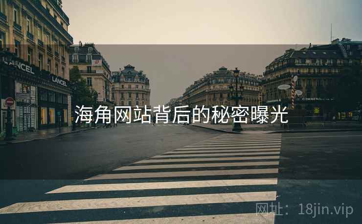海角网站背后的秘密曝光