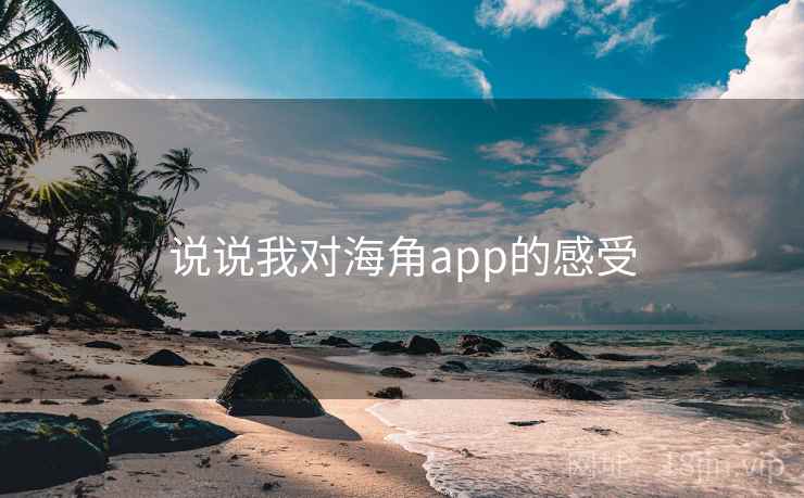 说说我对海角app的感受