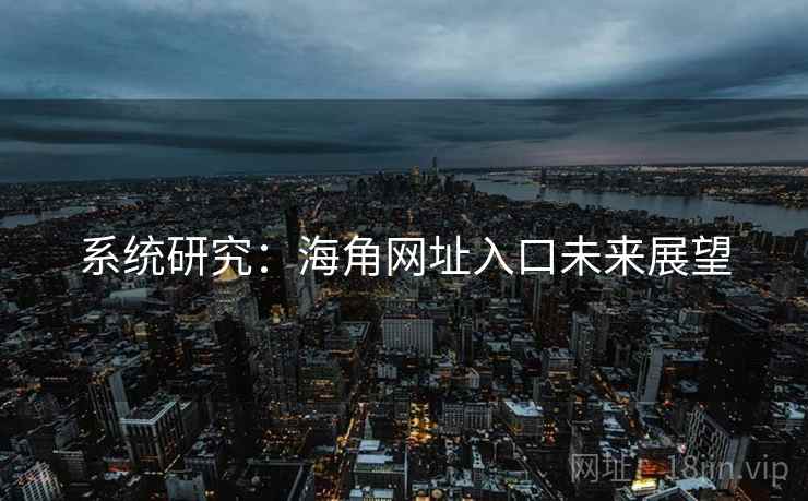 系统研究：海角网址入口未来展望
